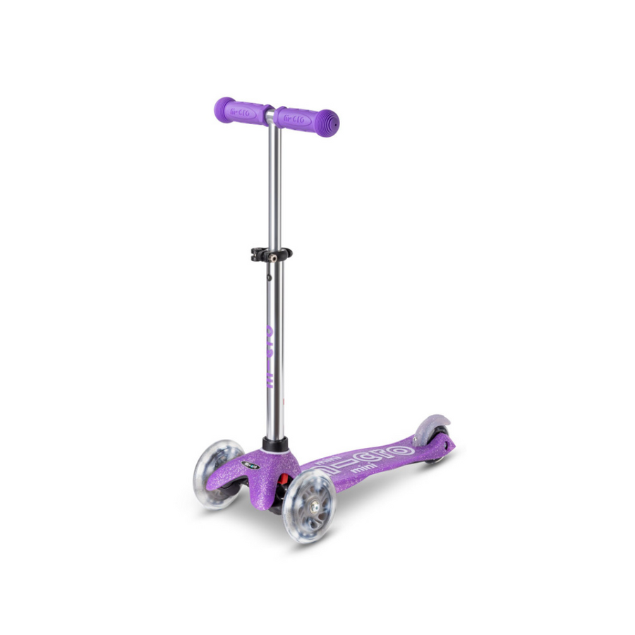 Micro Mini Deluxe Glitter LED 3 Wheel Scooter