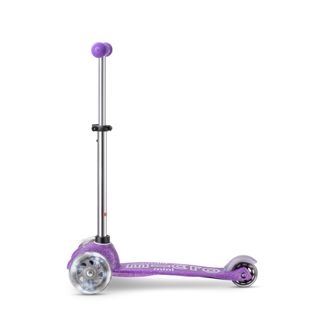 Micro Mini Deluxe Glitter LED 3 Wheel Scooter