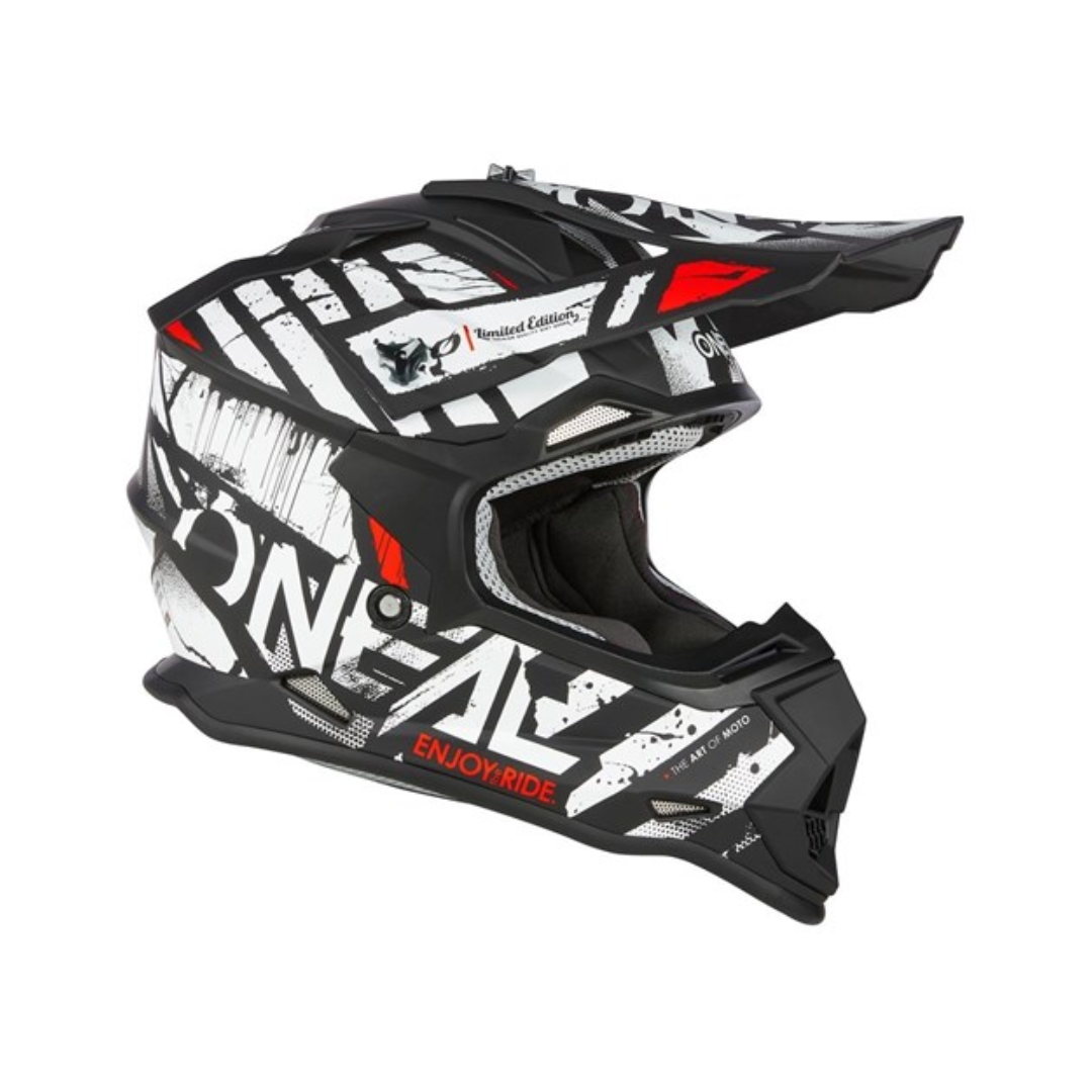 O'NEAL 2SRS Youth Glitch Helmet | Black / White