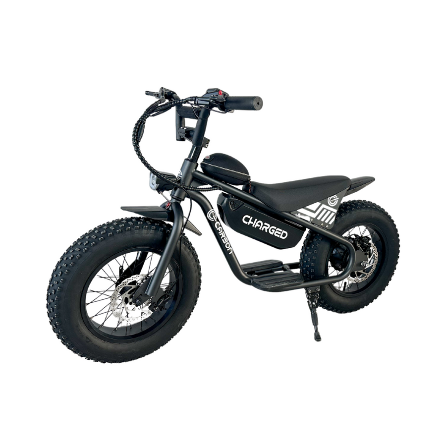 Carbon Charged Kids Electric Bike