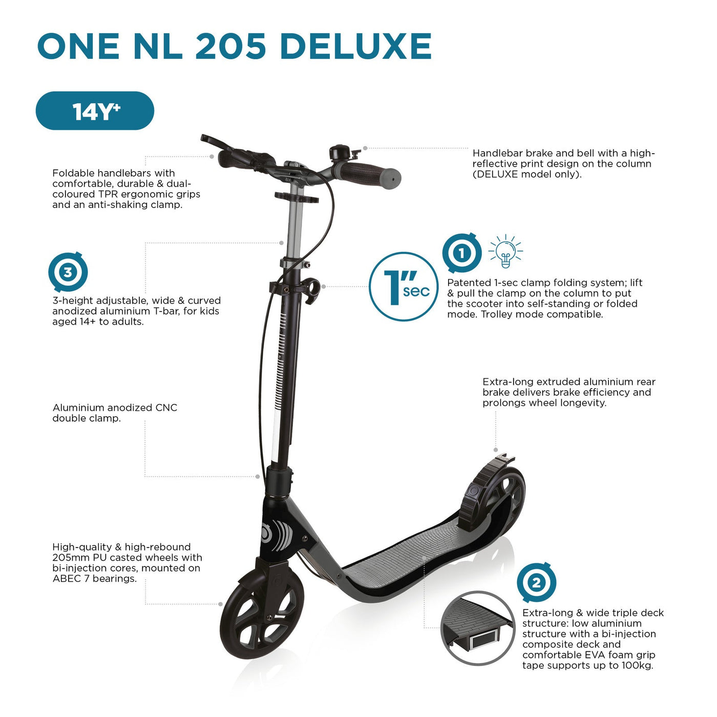 Globber ONE NL 205 Deluxe