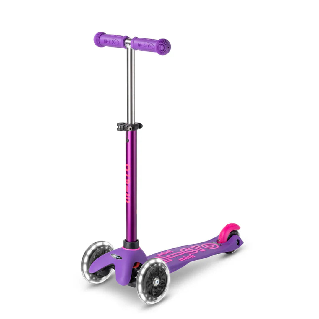 Micro Mini Deluxe 3 Wheel Scooter with LED Lights