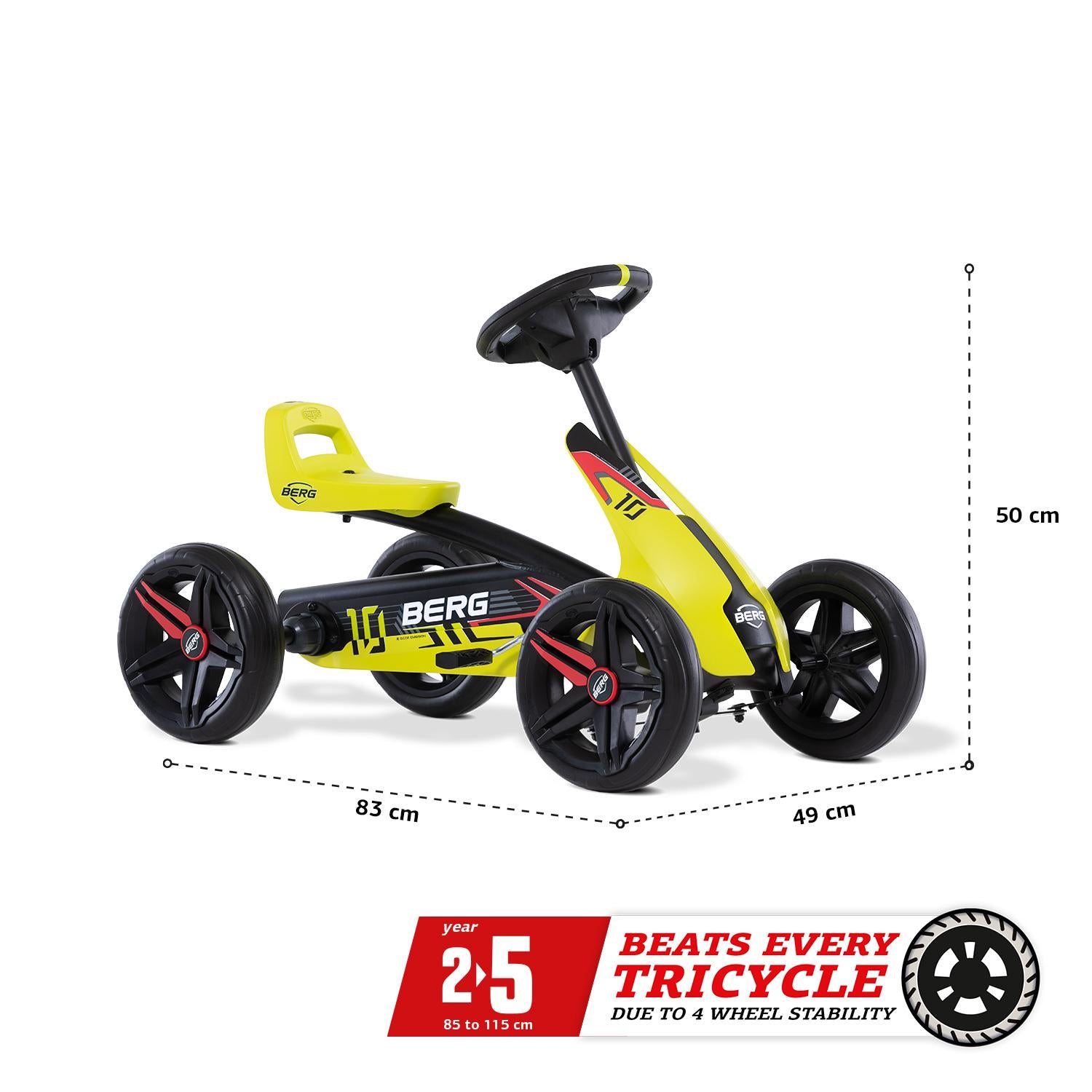 BERG Buzzy Aero Pedal Go-Kart