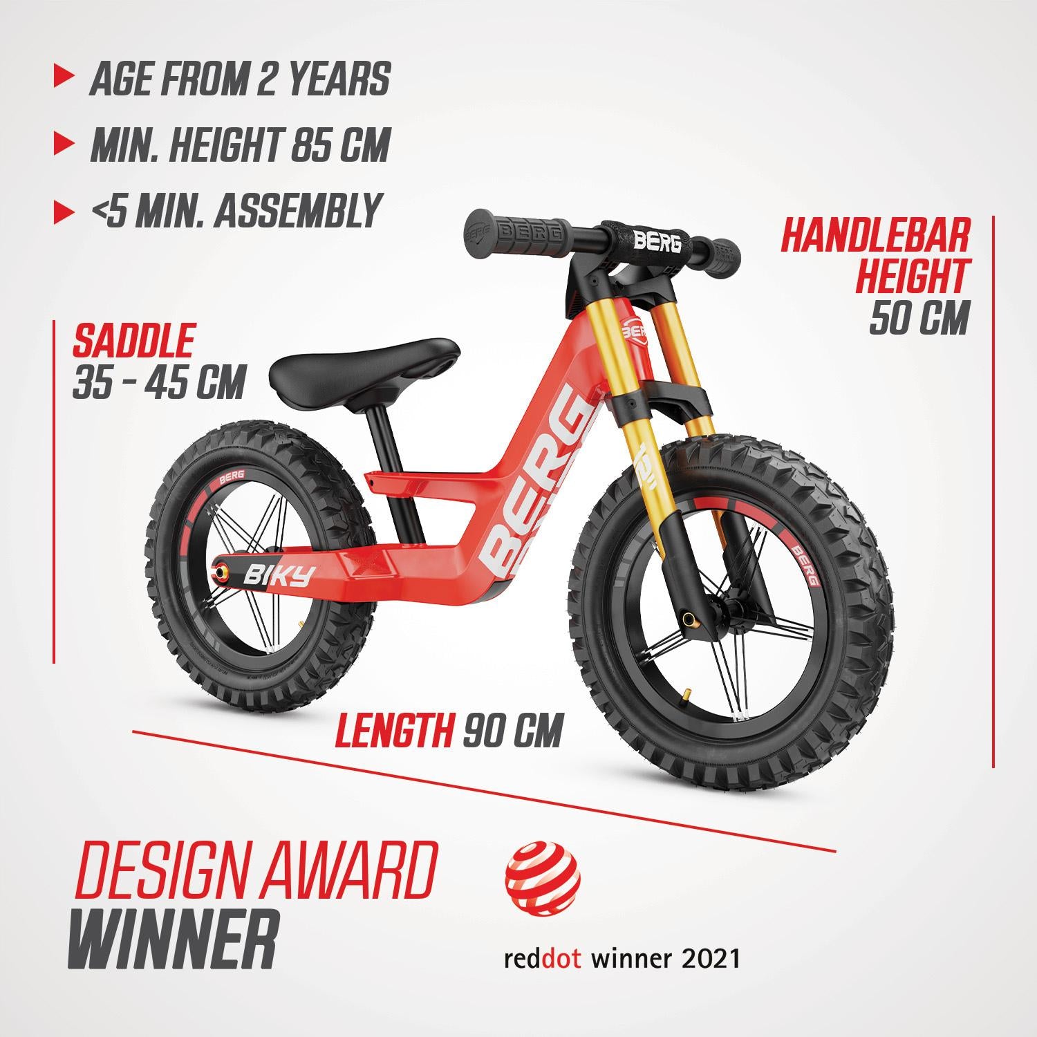 BERG Biky Cross Balance Bike [PRE ORDER]