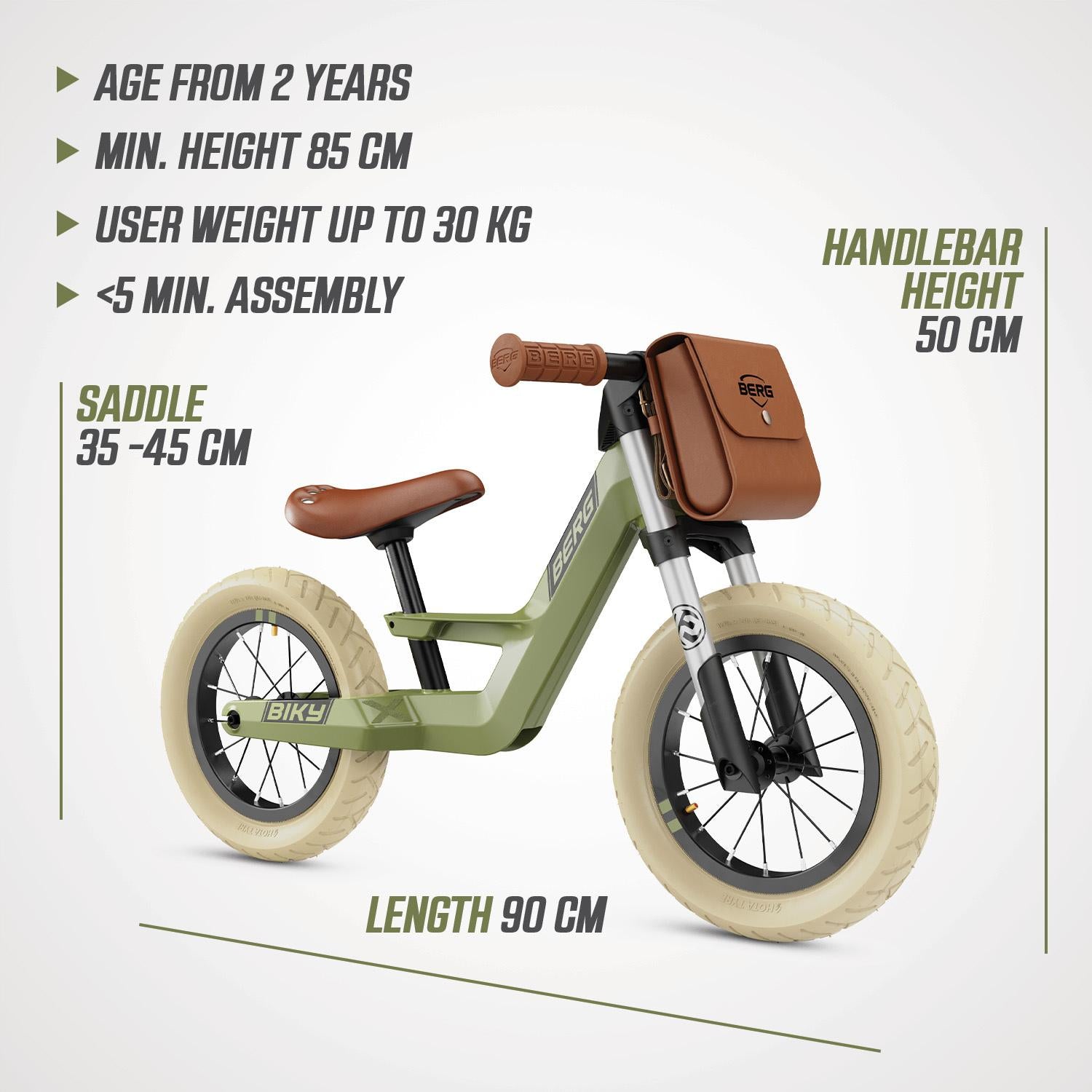 BERG Biky Retro Balance Bike [PRE ORDER- DUE IN EARLY NOVEMBER]