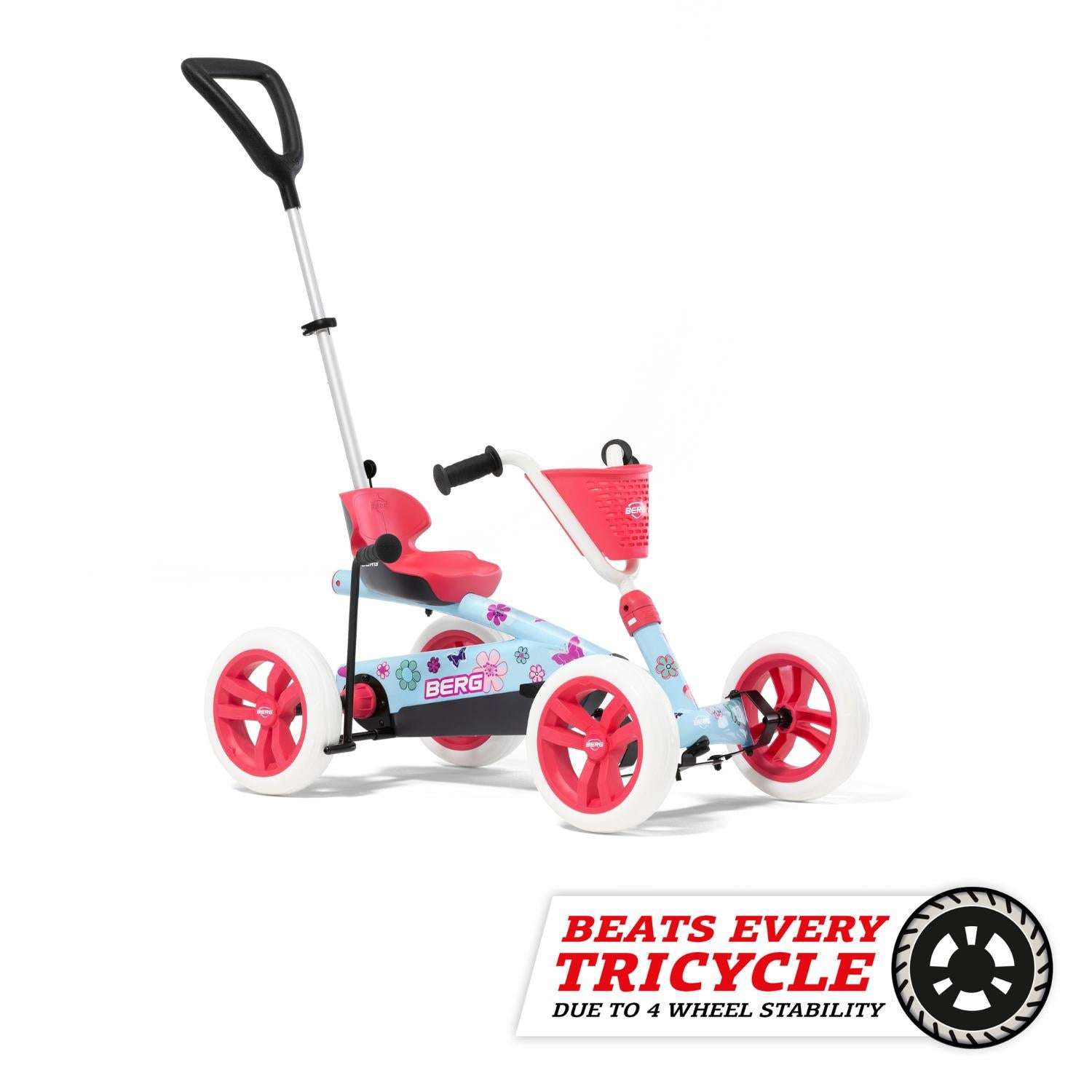 BERG Buzzy Bloom 2-in-1 Pedal Go-Kart