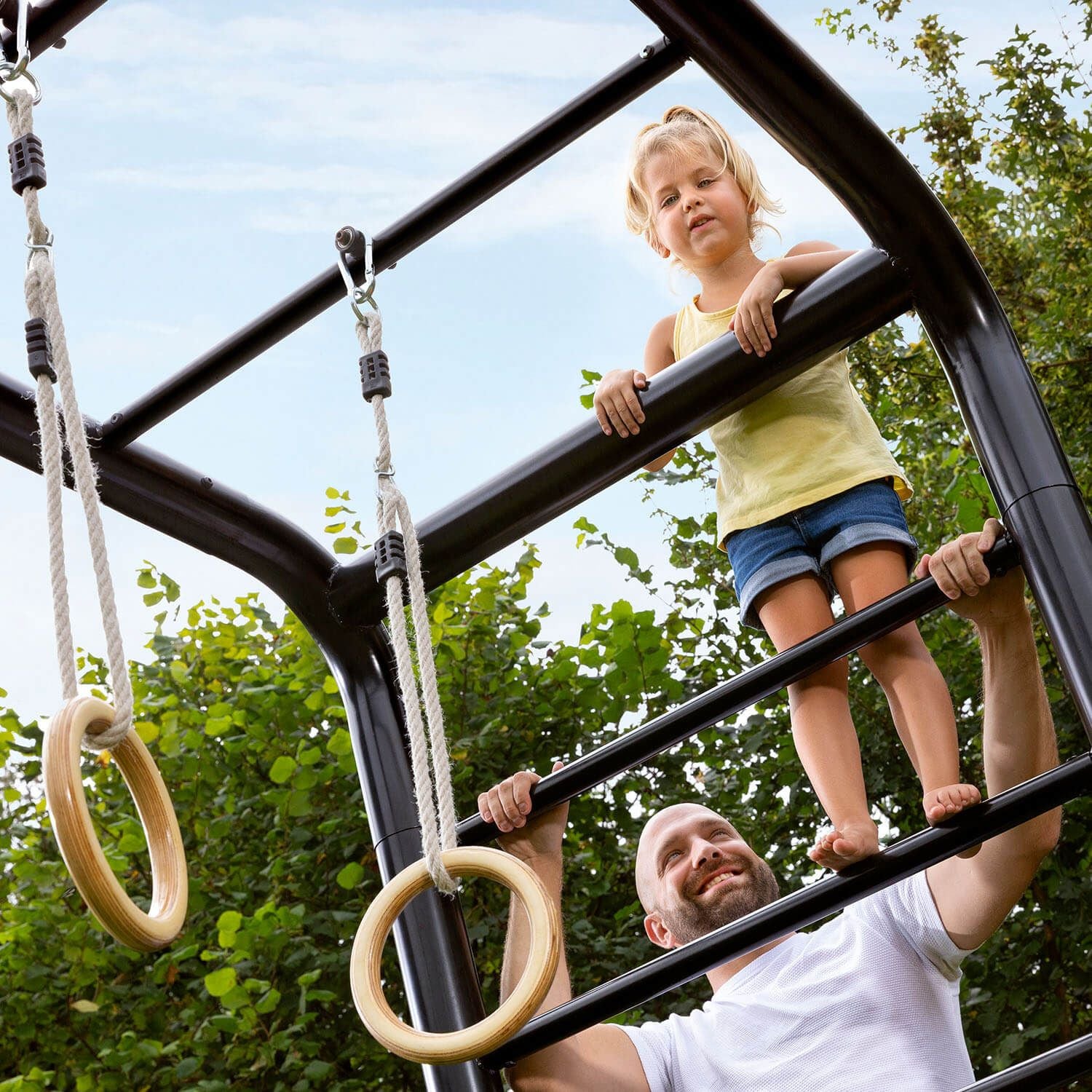 BERG Playbase Wooden Gym Rings