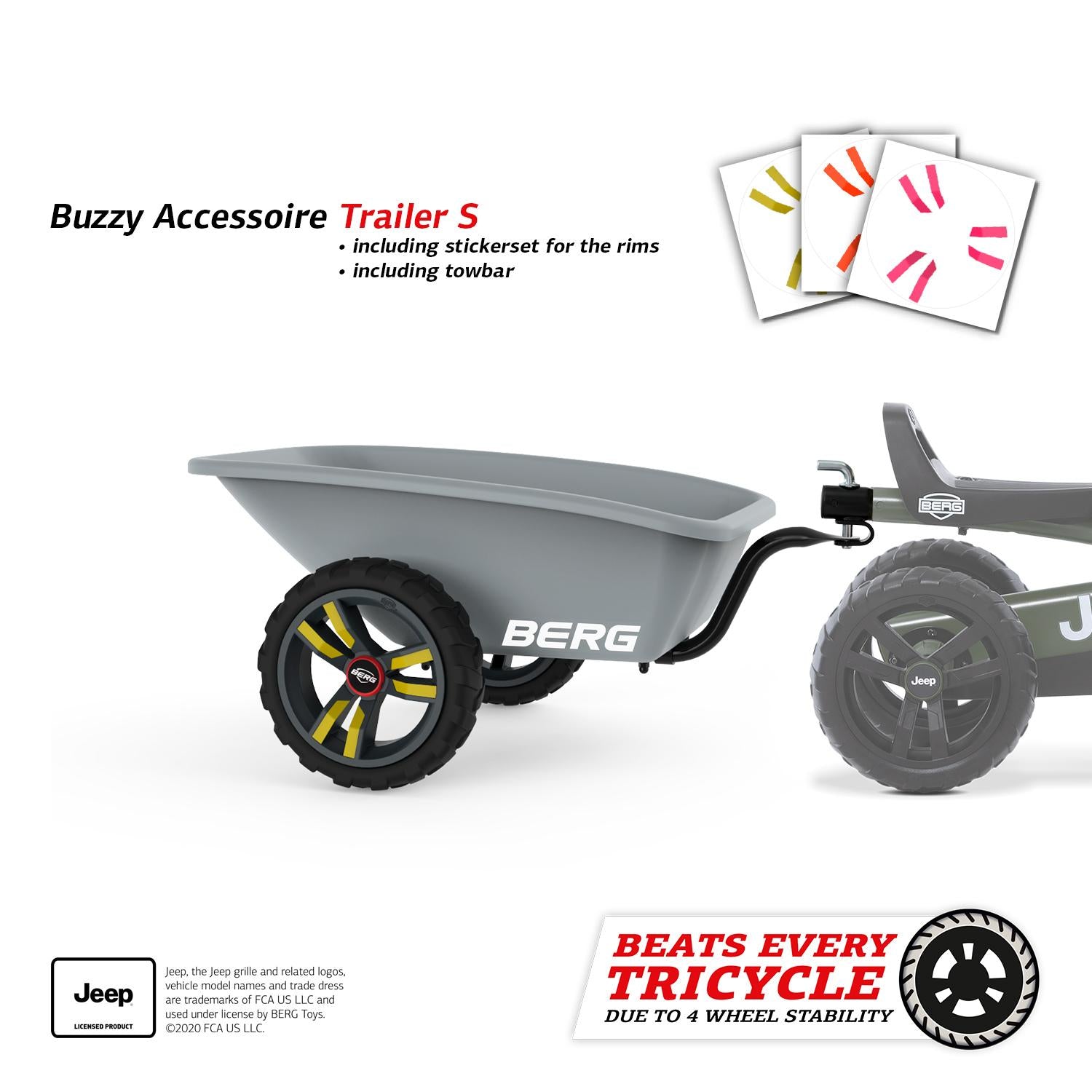 BERG Buzzy Trailer S