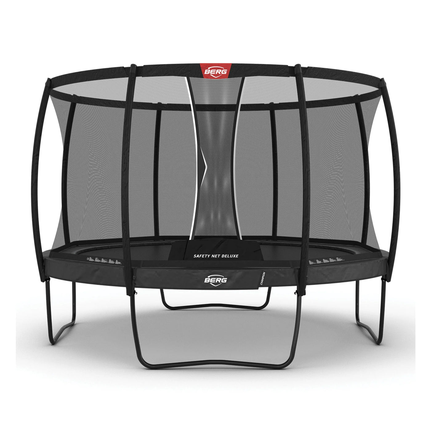 BERG Champion Green + Safety Net Deluxe Trampoline