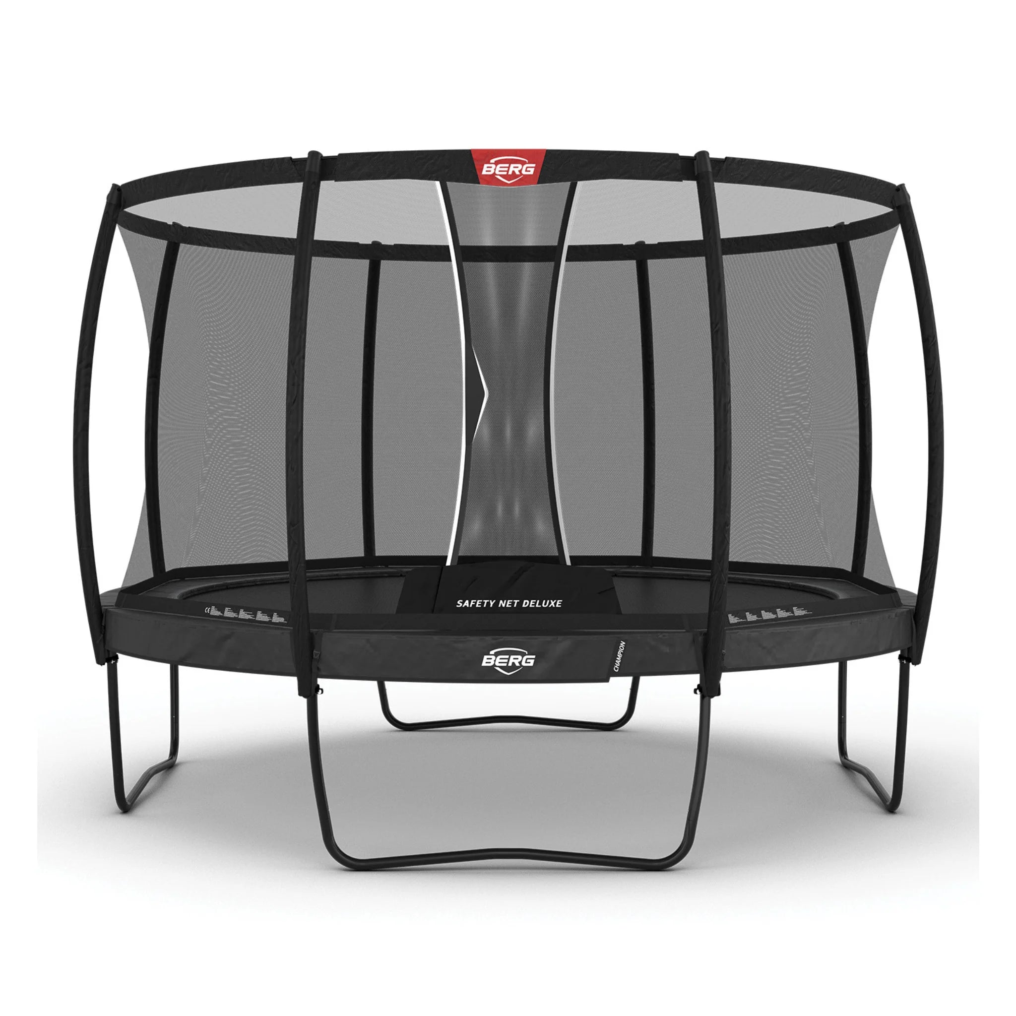 BERG Champion Green + Safety Net Deluxe Trampoline
