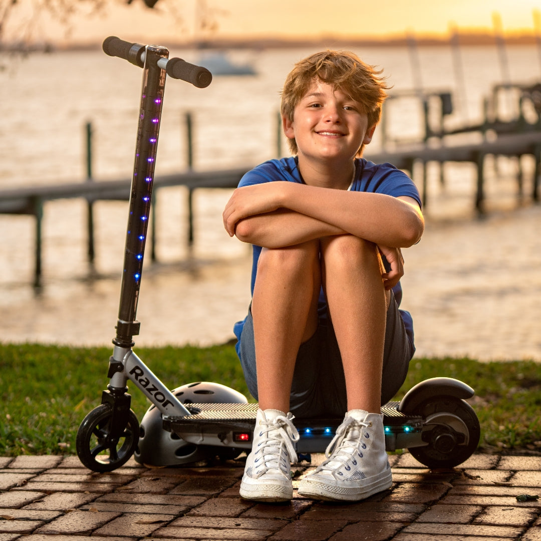 Razor PowerCore E90 Lightshow Kids Electric Scooter [PRE ORDER ETA END OF SEPTEMBER]