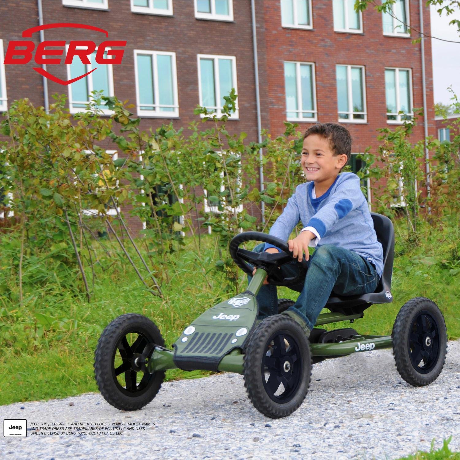 BERG Jeep Junior Pedal Go-Kart