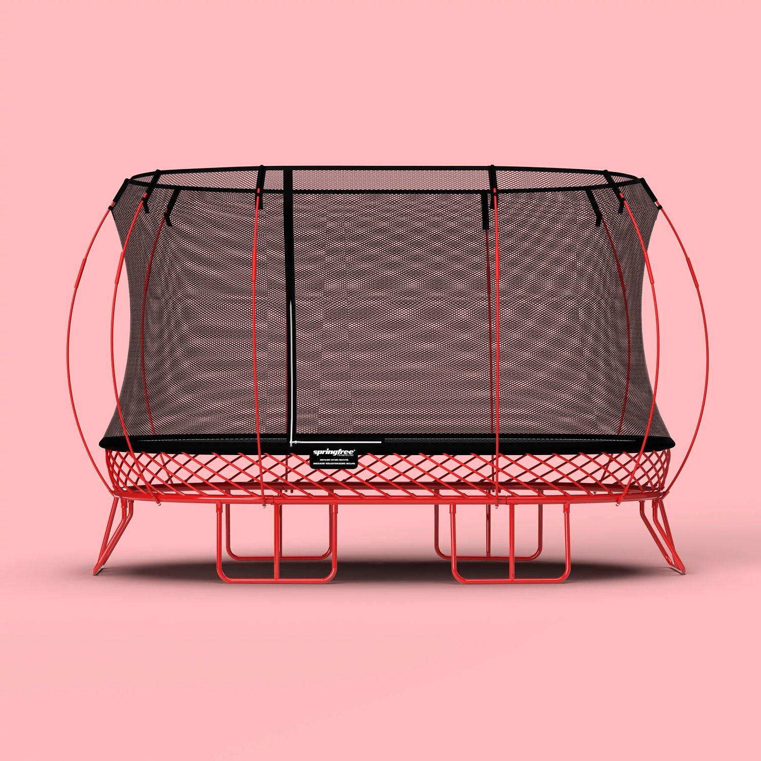 Large oval springfree trampoline best sale