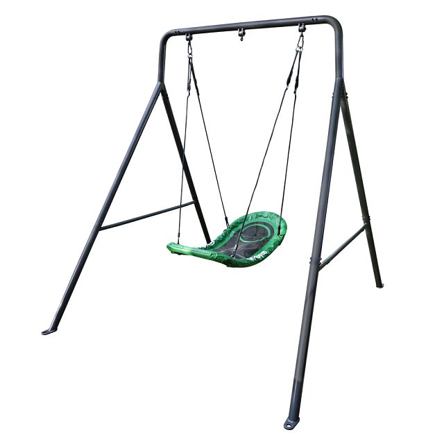 Gobaplay Single Swing Set with Boat Swing