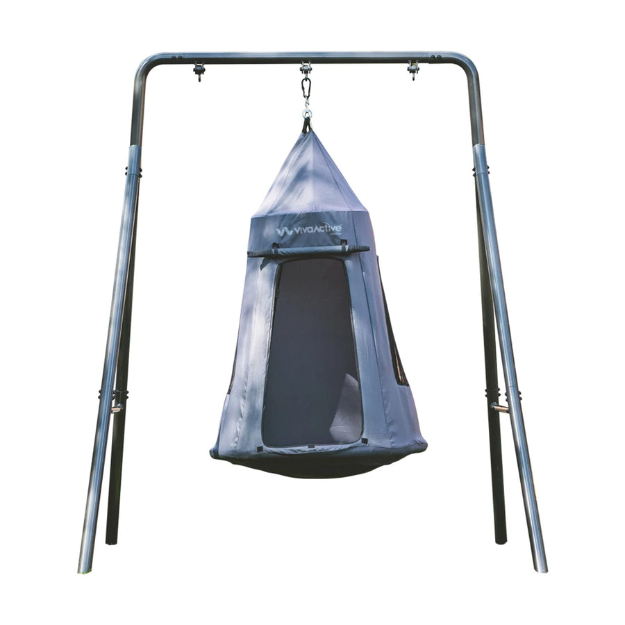 Gobaplay Single Swing Set with Tent Swing