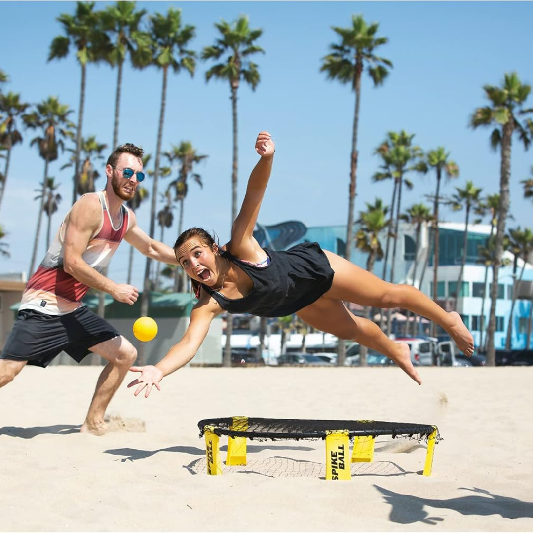 Spikeball Standard 3 Ball Kit Game for the Backyard Beach Park Indoors