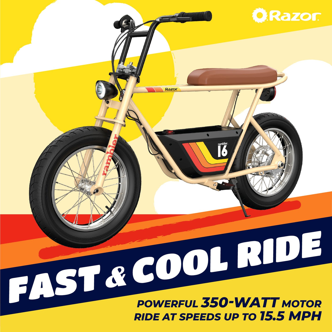 Razor Rambler 16" Electric Cruiser