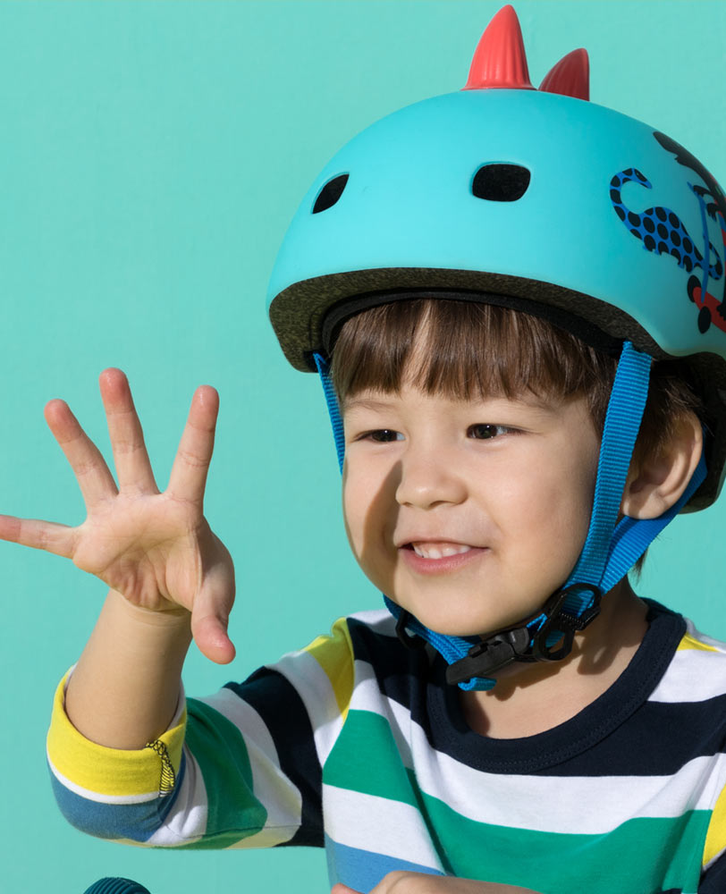 Micro Kids Scooter Bike Helmet 3D