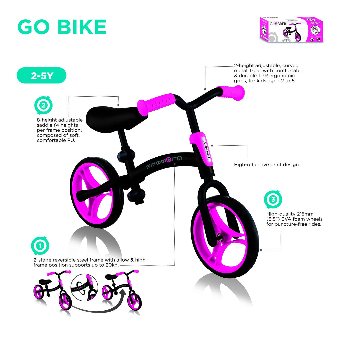 Globber GO BIKE Balance Bike