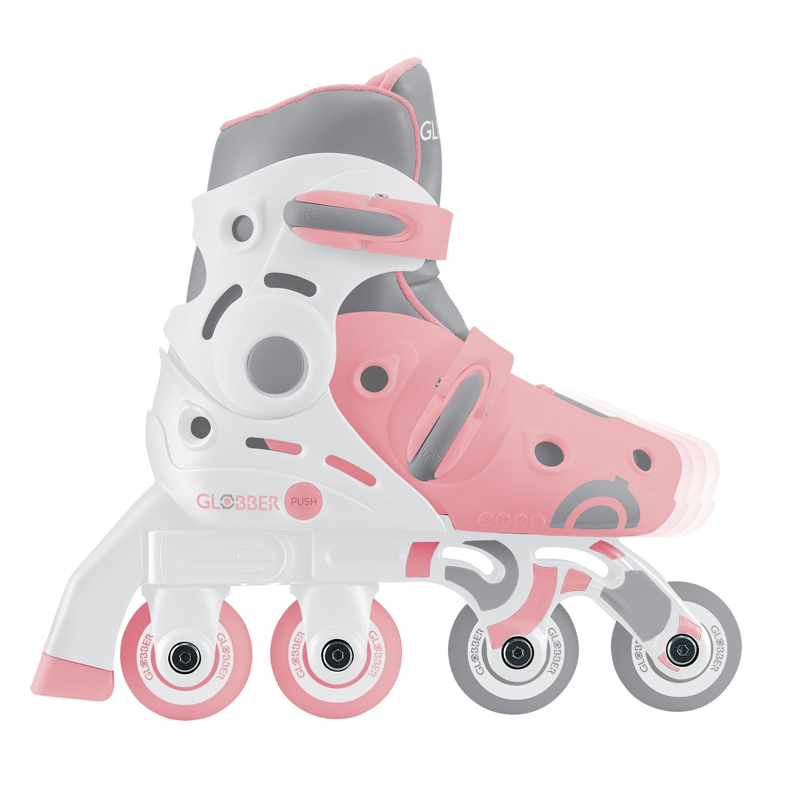 Globber Learning Inline Skates 2in1 for Toddlers