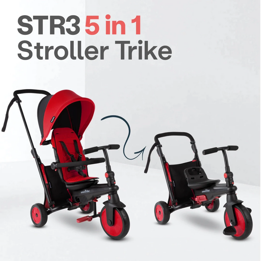 smart trike premium 3 in 1 red