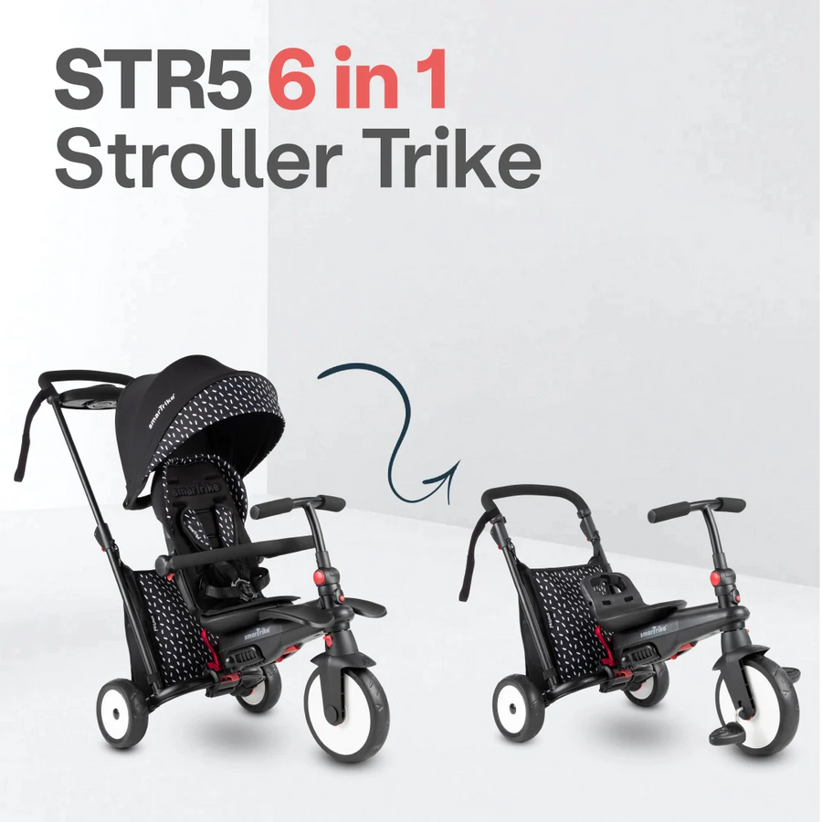 str5 folding pushchair trike