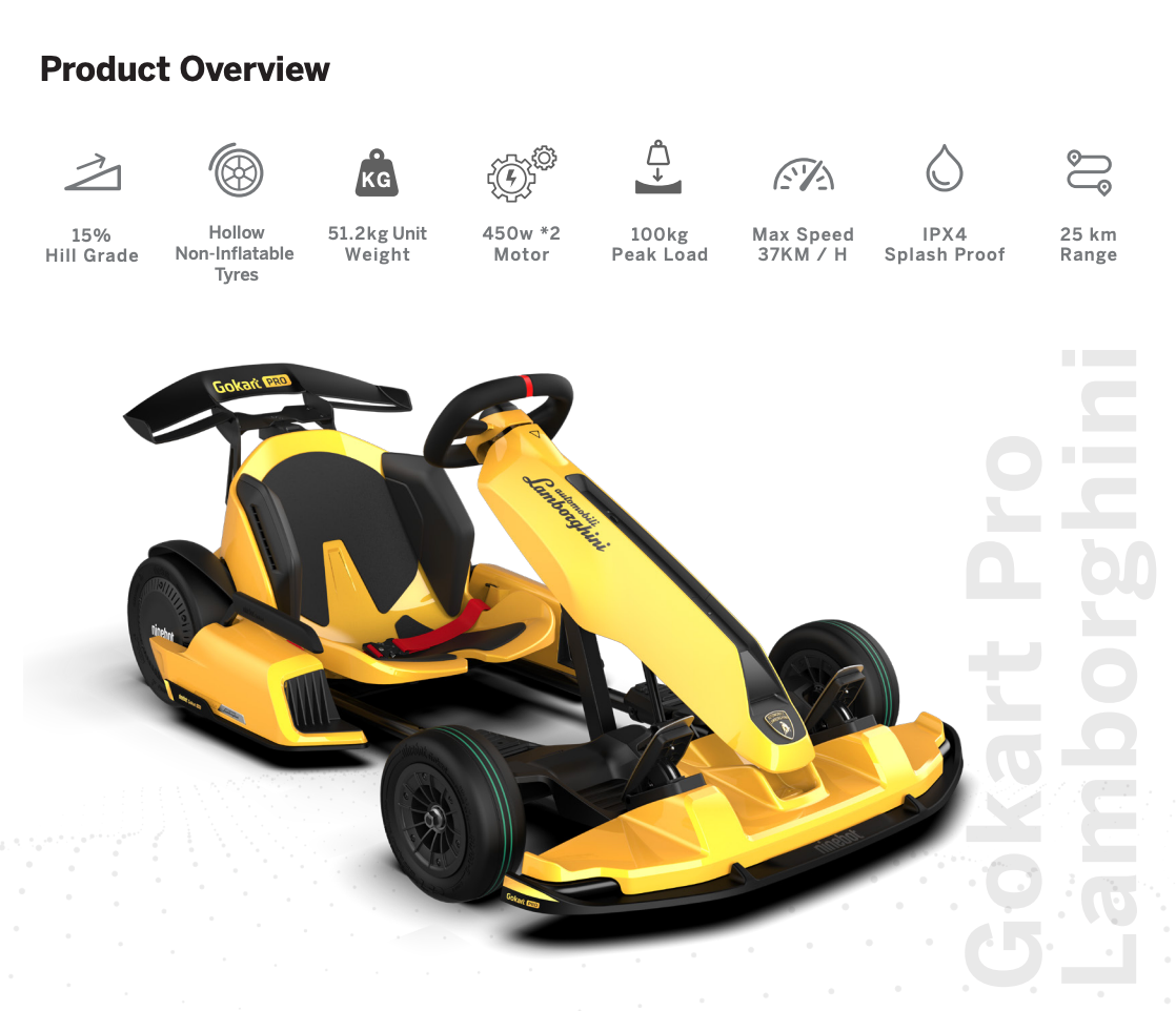 Segway ninebot kart pro hotsell