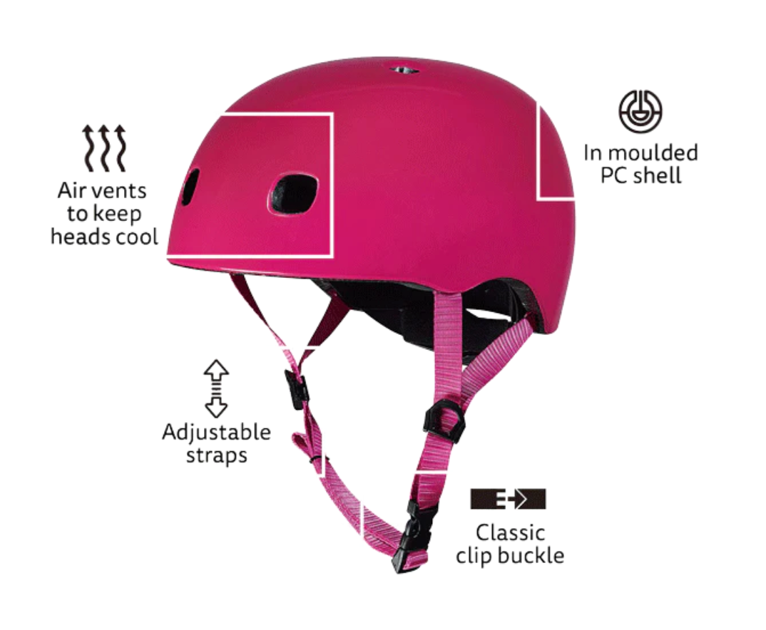 Micro Kids Scooter Bike Helmet Plain