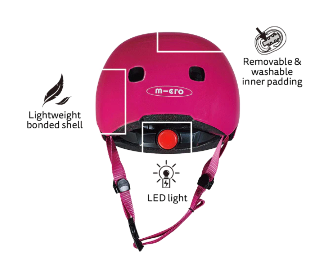 Micro Kids Scooter Bike Helmet Plain