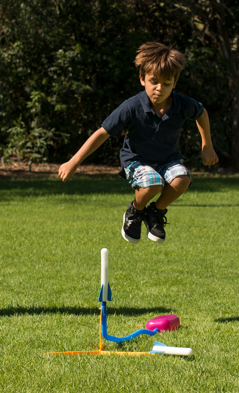 The original Stomp Rocket, glow in the dark rockets, jr. glow rocket, glowing rockets, stomp glowing rockets, stomprocket, kids toys, nerf toys